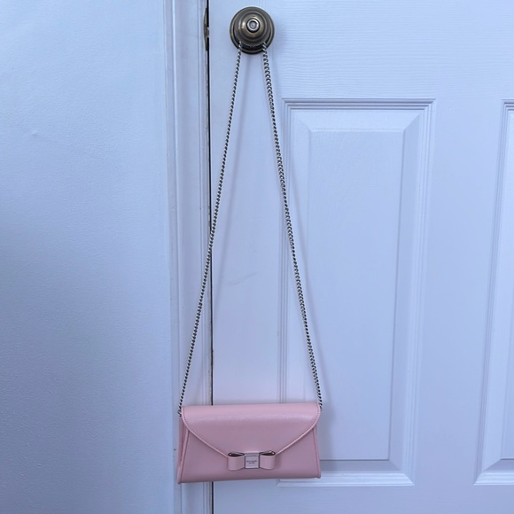 Kate spade pink bow crossbody bag - Picture 2 of 8